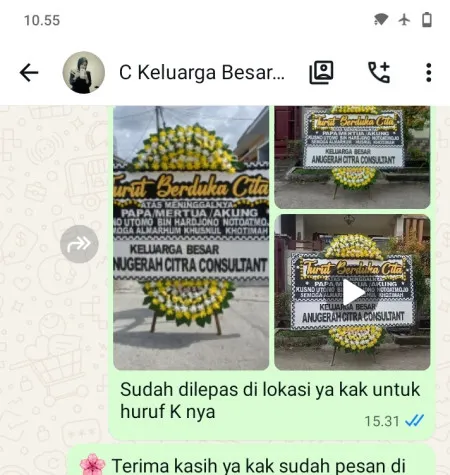 Pengiriman Papan Bunga Duka Tambun Selatan