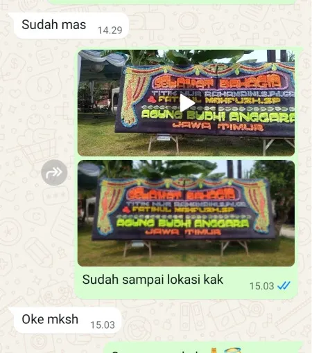 Pengiriman Papan Bunga Tambun Selatan