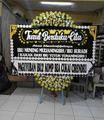 Papan Bunga di Tambun Selatan